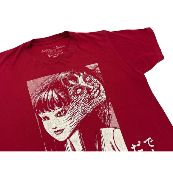 Ripple Junction Other - Junji Ito Collection Tomie Men’s M T-shirt Red Maroon Anime Manga Horror